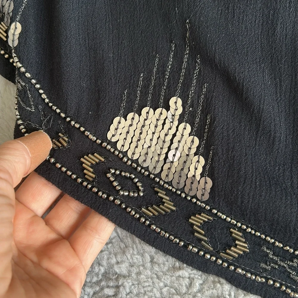Free People Bad Girls Do It Well Sequin Tank S - Picture 6 of 9